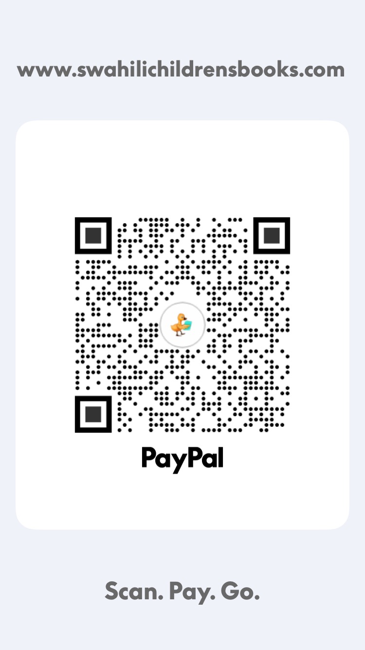 Scan this PayPal QR code to donate to Swahili Children's Books